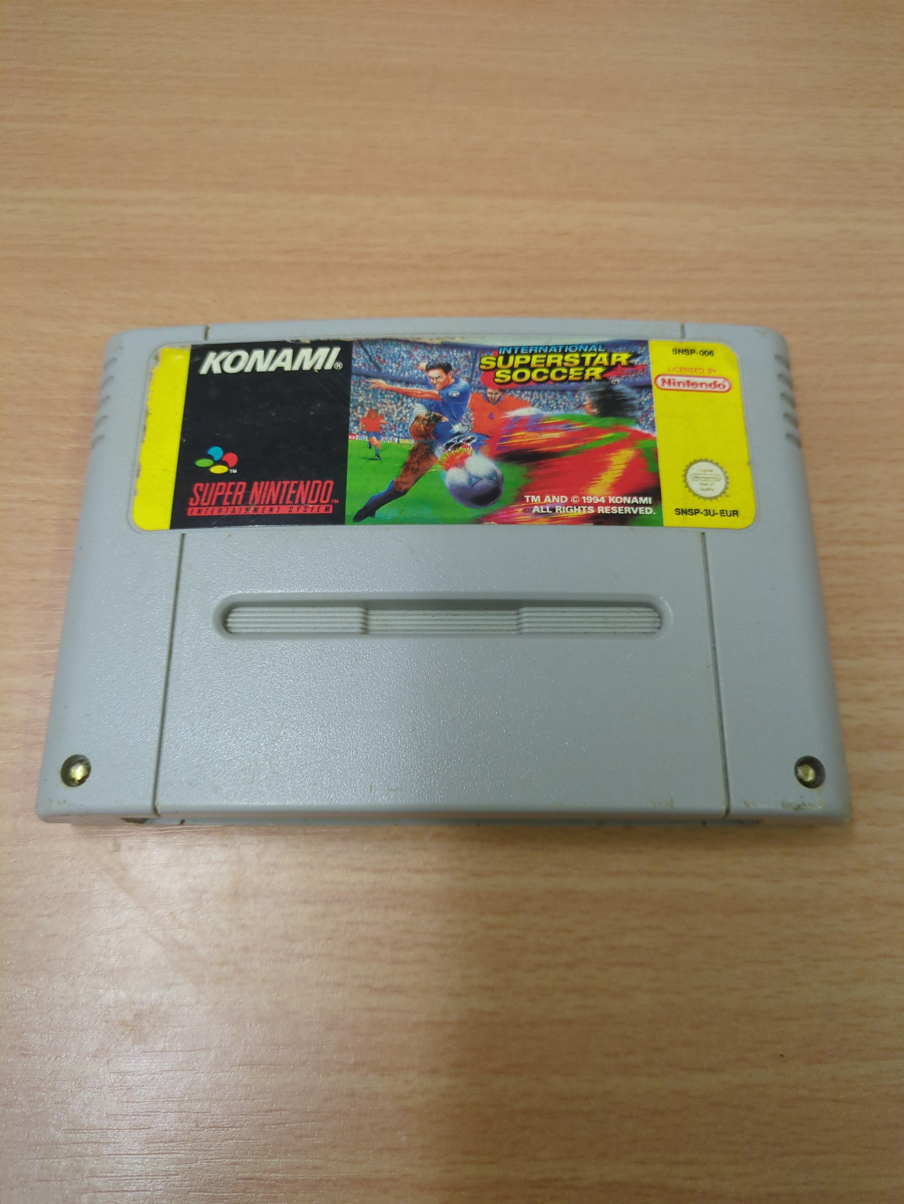 International Superstar Soccer Super Nintendo SNES game Cart Only International Superstar Soccer Super Nintendo SNES game Cart Only